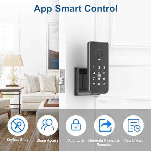 Foxgard 5-in-1 Smart Fingerprint Door Lock - 25% Off