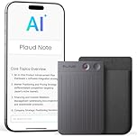 Plaud Note AI Voice Recorder Device/Dictaphone w/Case App Control AI Transcribe & Summarize Support 112 Languages 64GB Digital Audio Recorder for Lectures Meetings Calls