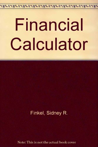 Financial Calculator for Lotus 1-2-3/Diskette and Users Guide