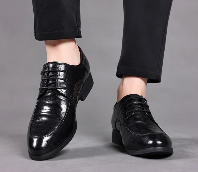 Men's Business Derby Shoes Classic Men's Leather Dress Shoes Formal Classic Business Oxford Shoes2