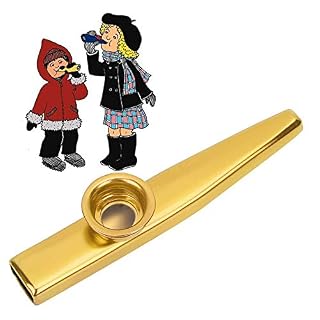 Dilwe Kazoo, Mini Partenaire de Guitare Ukulélé Kazoo Portable Instrument de Musique Jouet pour Enfants – Image 2
