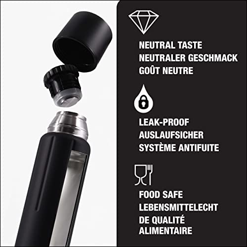 SIGG - Obsidian Insulated Water Bottle - Thermo Flask with Cup - Leakproof - Lightweight - BPA Free - 18/8 Stainless Steel - 37 Oz by Sigg - Used condition - Image 3