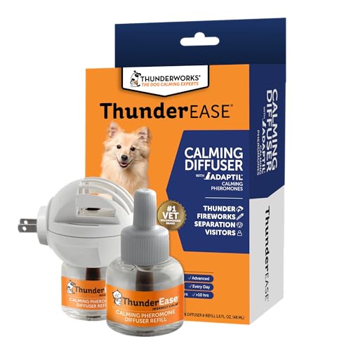 ThunderEase Dog Calming Pheromone Diffuser Kit | Powered by...