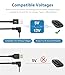 Jsvecip Radar Detector Cable,USB to DC3.5 Plug Cable Compatible with Cobra Rad480i 250 350 Whistler Uniden DFR1 DFR3 DFR5,5V/12V Car Lighter Adapter Cord