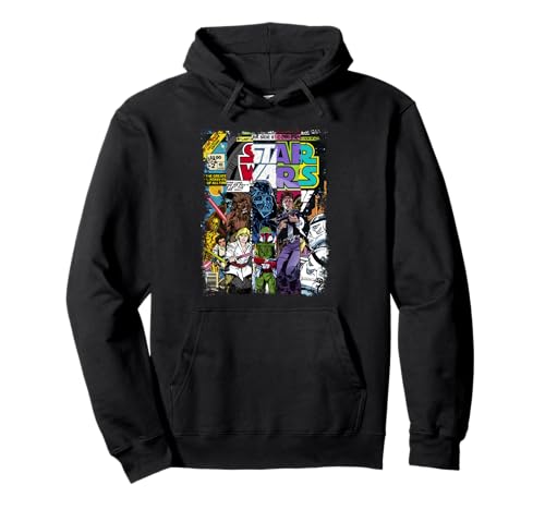 Sweat à capuche Star Wars avec motifs couvertures de BD pour fan