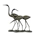 Produktbild Solstice Sculptures Egrets Aluminium dunkel Verdigris, dunkler Grünspan, (H) 58, (W) 61,5, (D) 15 cm