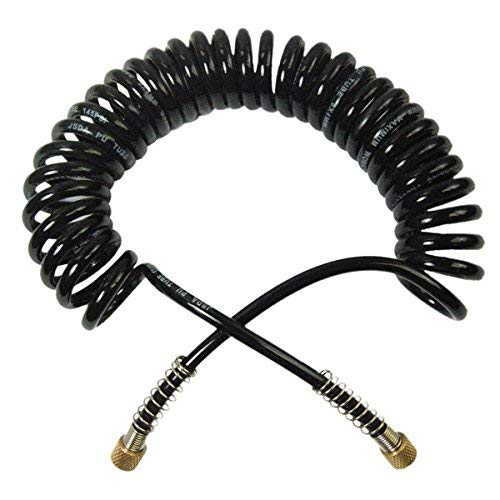 Master Airbrush 10' Recoil Recoiling Airbrush Air Hose with Standard 1/8" Size Fittings