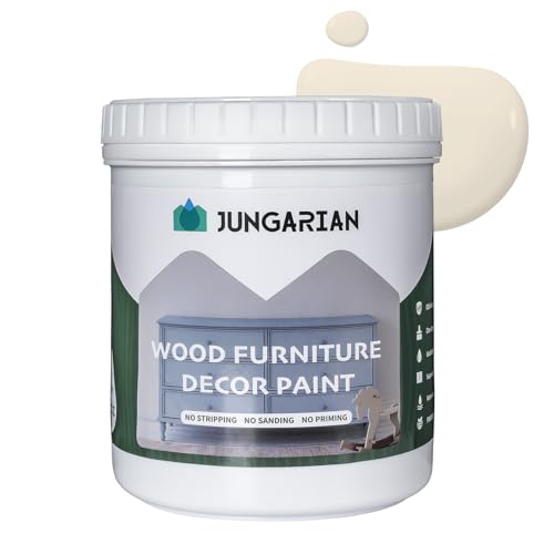 Jungarian Furniture Paint 32oz - Water-based & Low Odor No Sanding All-in-One - Matte Finish Indoor...