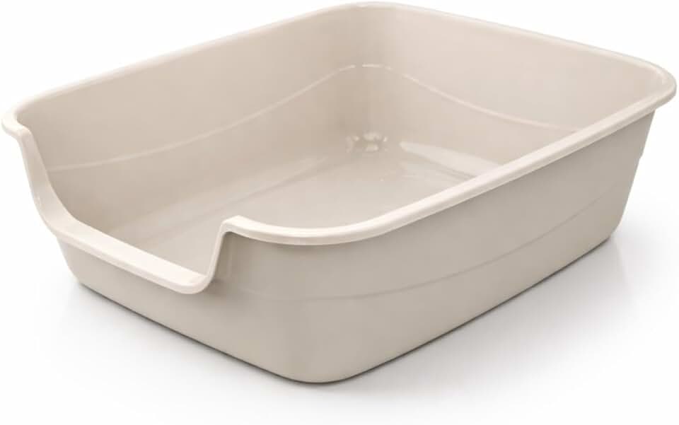 Caixa De Areia Para Gatos Caixona Extra Grande 62x50 Bandeja Sanitário Higiênico Banheiro Desmontável Facil Limpeza Confortável