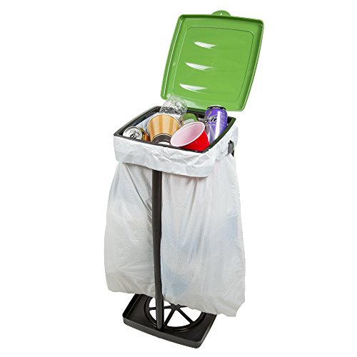 Wakeman Outdoors Portable Garbage Trash Bag Holder - Green, 11 x 12.75 x 26 inches - Image 4