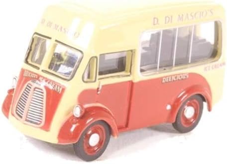 Oxford Diecast 76MJ011 Morris J Ice Cream Di Mascios
