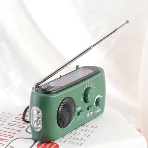 Radio de emergencia familiar para apagones con jack de audio 6