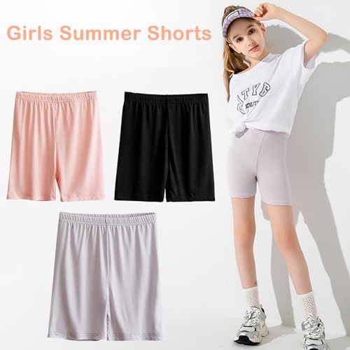 Girls Shorts for Under Dresses,Cartwheel Shorts for Toddler Girls Summer Safety Dance Short Kids Biker Short4