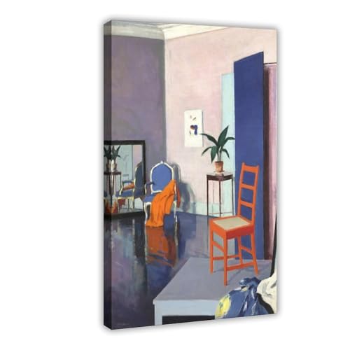 Peinture Francis Cadell The Red Chair sur toile de haute qualité 40x61