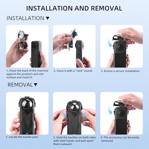 Protector de lente X5 para Insta360 X5, cubierta protectora de vidrio templado resistente al agua y a los arañazos para Insta360 X5 miniatura 2