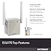 NETGEAR Dual-Band WiFi 5 Range Extender (EX6170) – Coverage up to 1,500 sq. ft., 25 Devices with AC1200 (up to 1200Mbps Speed) – Wireless Signal Repeater - Compact Wall Plug Design – White