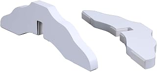 unipaws Support Feet for Wooden Pet Gate, Freestanding Dog Gate