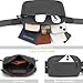 Fanny Packs for Women, Leather Vegan Belt Bag Crossbody Waist Bag Adjustable Strap, Large Fashion Everywhere Belt Bag, Grey