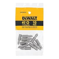 Algopix Similar Product 9 - DeWalt DW2002B10 #2 1" Bit Tips 10pcs