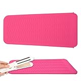 Estera y bolsa resistente al calor, color rosa