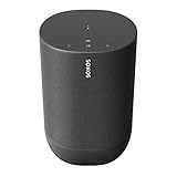 Sonos Move - The durable, battery-powered Smart Speaker for Outdoor and Indoor Listening, Black, with Alexa built-in (Refurbished)