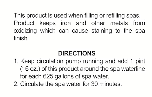 Image of Pool Mate 1-Pint 2-Pack Premium Metal Gone for Hot Tubs, Spa Metal Remover