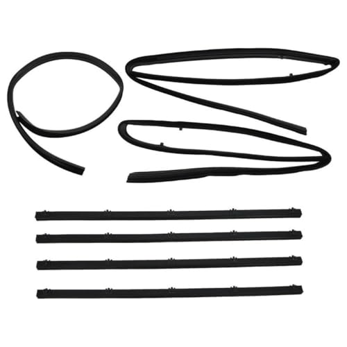 AnnLeeKe Kit de 8 canales de fieltro y carril de barrido de ventana para D100 para D100 Pickup D150 para D200 para D200 Pickup D300 para D300 Pickup W100 para W100 Pickup W100