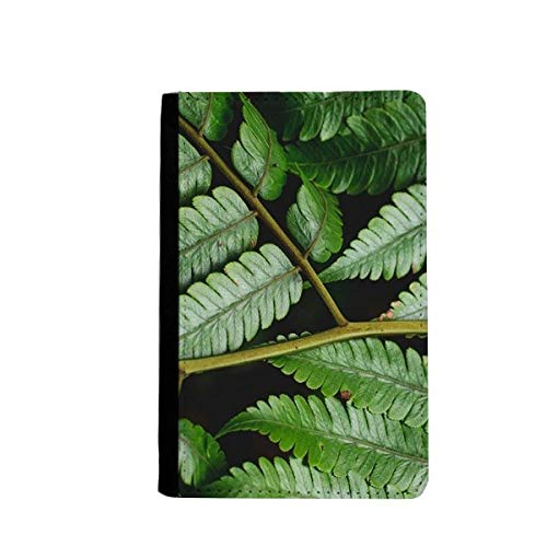 Étui portefeuille de voyage pour passeport à motif de plantes 3.7x5.8" classique