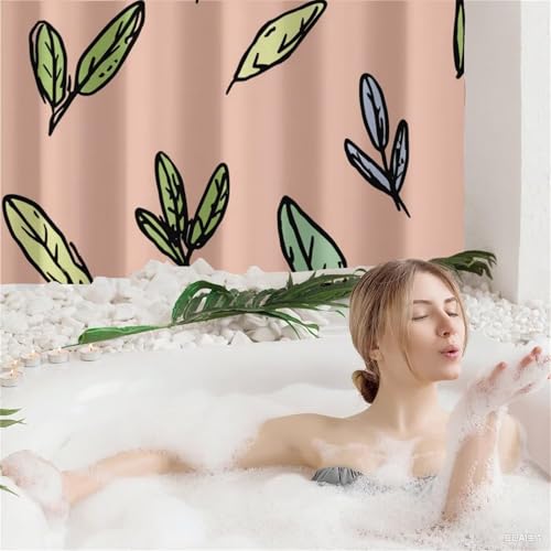 Rideau douche imperméable en polyester pour éviter les éclaboussures
