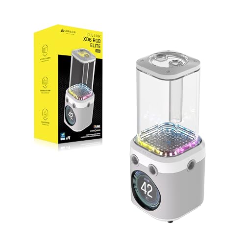 Pack pompe et réservoir LCD Corsair iCUE LINK XD6 RGB ELITE pour refroidissement liquide - vue 10