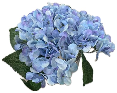 Buquê De Hortência Artif. Arranjo Enfeite Hortênsia Flor – Azul Claro