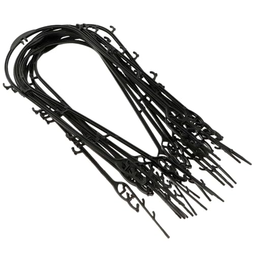 SEWACC Soporte para Plantas y Enredaderas para Jardín Exterior, Set De 10 Piezas Pequeñas De 28 Mm, Estructura Plástica Resistente para Trepar Rosas, Clemátides y Tomates