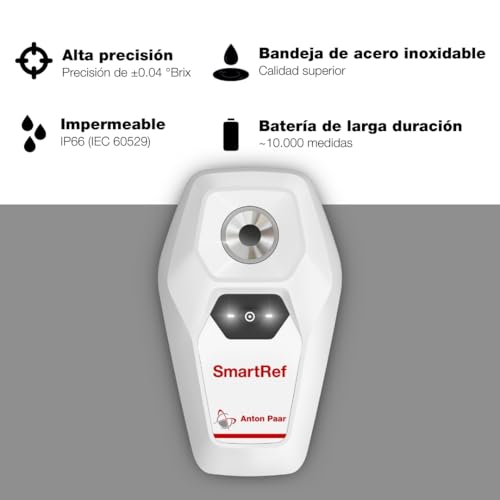 Refractómetro digital SmartRef para controlar fermentación y densidad Brix 2