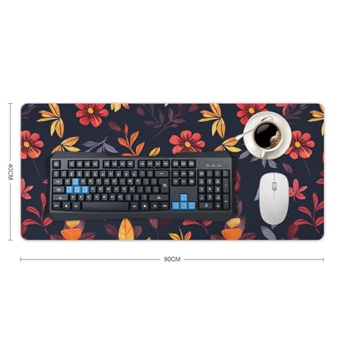 Tapis de souris de jeu grand format 40x90 cm imperméable pour clavier - 2