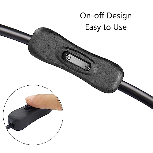 RIIEYOCA Cat6 Ethernet Patch Cable Switch On/Off RJ45 Male to Female High Speed Internet Network Cable LAN with Disconnect Switch - Image 2