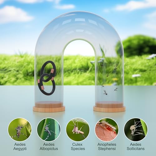 2 pack mosquito repellent bracelets - deet-free bug repellent bracelets for kids amp adults individually wrapped adjustable insect repellent wristbands protection for outdoor activities