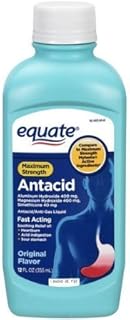 Equate - Antacid/anti-gas Liquid - Maximum Strength, Original Flavor, 12 Fl Oz(pack of 2)