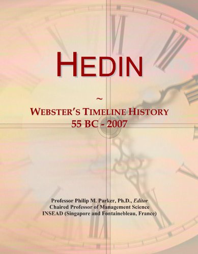 Hedin: Webster's Timeline History, 55 BC - 2007
