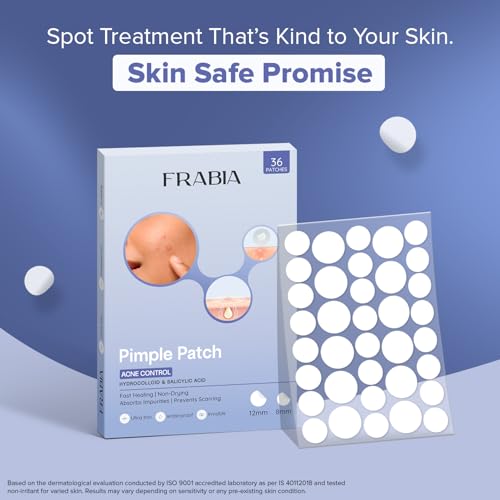 Image of Hydrocolloid Pimple Patch for Acne & Spots | Fast-Acting, Invisible & Waterproof | Day & Night Acne Care | Acne Patches for Face