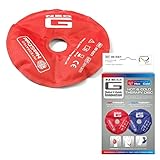 Neo G Hot and Cold Therapy Disc – Reusable Heat Pack Ice Pack for Injuries, Muscle Inflammation, Joint Pain, Swelling, Sprains – Flexible & Dual Function - Class 1 Medical Device - 1 Disc - Blue/Red