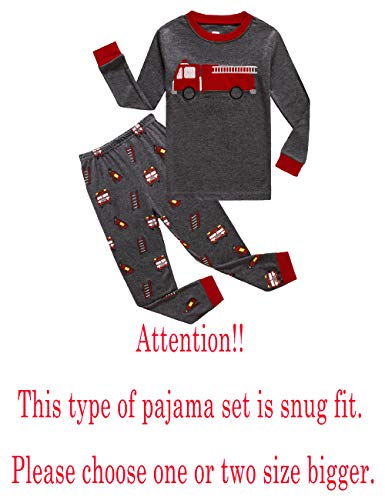Image of Family Feeling Little Big Boy Pajamas Sets 100% Cotton Pjs Kids Jammies