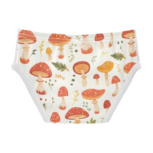 Mushroom Doodle Toddler Boys' Pure Cotton Kids Underwear Breathable Undies2