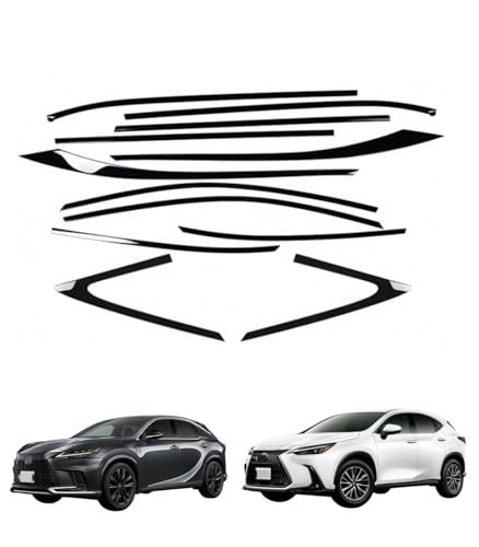 AyGwbyx RX系 専用設計 サイドウインドゥモール ウェザー ストリップ モール ウィンドウトリム ガーニッシュ 左右 ドレスアップ エアロ エクステリア アクセサリー傷防止 保護 ガーニッシュ 取付簡単 FOR RX350 350h 450h +