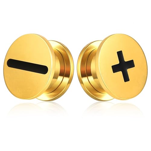 [LHFLHF] 2���� 316�T�[�W�J���X�`�[�����C���[�g���l�� 8�`16mm - �����ԗp�X�g���b�`�Q�[�W�A± �J�b�v�������{�f�B�W���G���[(Gold,10mm (00g))