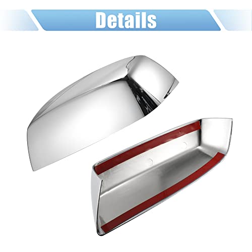 X Autohaux Chrome Plated Top Half Mirror Cover Caps Door Handles Tailgate Cover W/Camera Hole For Chevrolet Silverado For Gmc Sierra 1500 2500 3500 2014-2018 #TOP5