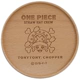 「 ワンピース 」 チョッパー 麦わらの一味 木製 コースター 約9cm 125555