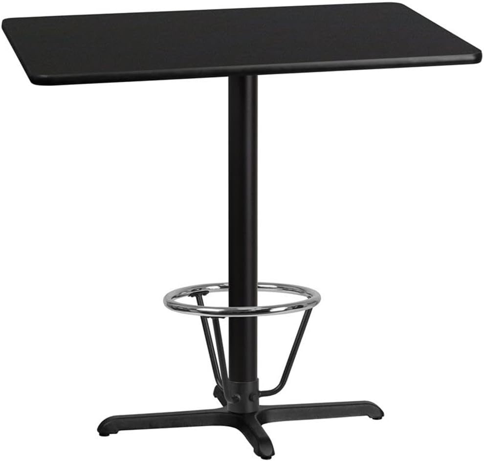 Flash Furniture 30x42 Natural Table-X-Base Chair