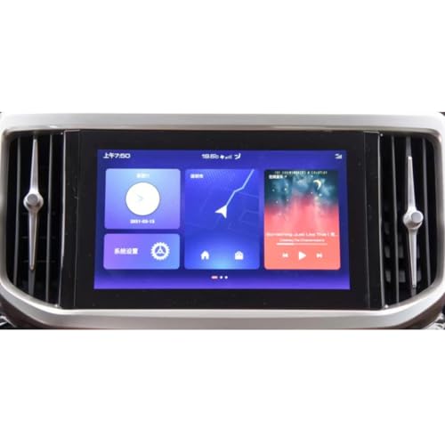 Puoersh Protectores de Pantalla para Great Wall Power 2021, Película Protectora de Vidrio Templado y TPU para la Pantalla del salpicadero de la Radio del Coche con GPS y navegación GPS