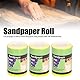 3 Stück Schleifpapierrolle 80 Körnung Keramik Aluminiumoxid Schleifmittel Polieren Holzbearbeitung Aluminiumoxid Schleifpapier Gelb für Sperrholz Möbel Textilien Lack Leder