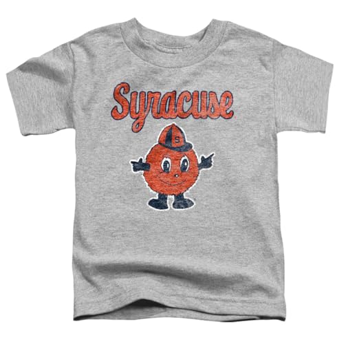 Syracuse University Official Vintage Otto Unisex Toddler T Shirt,Athletic Heather, 2